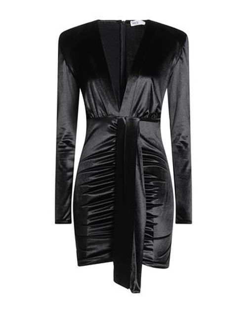 Woman Mini dress Black Size 10 PES, Elastane