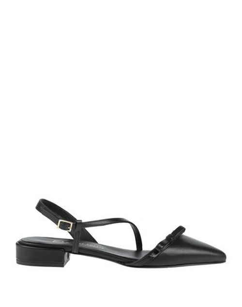 Woman Ballet flats Black Size 6 Leather