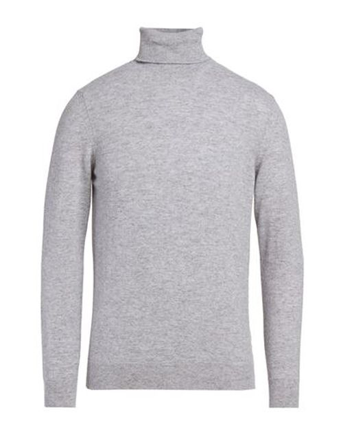 Man Turtleneck Light grey Size 40 Wool