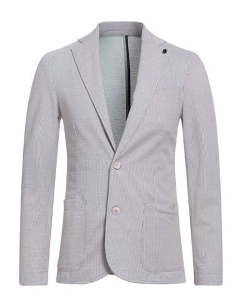 Man Blazer Lilac Size 38 Cotton, Polyester, Elastane