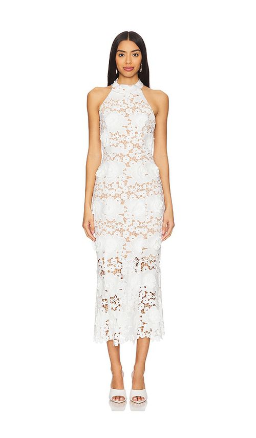 ELLIATT COCKTAILKLEID DRESS in Ivory. Größe XS. Also in L