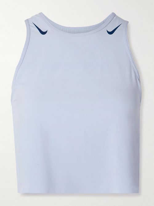 Aeroswift Adv Cropped Dri-fit Tank - Purple