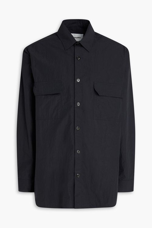 Jari poplin shirt - Black - XS