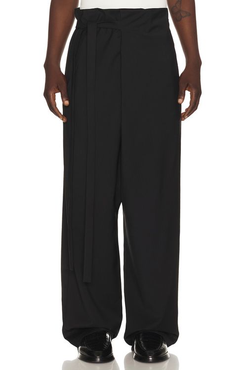 Fear of God Low Rise Wrap Pants in Black - Black. M also in L, XL/1X