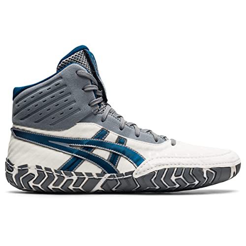 ASICS Aggressor 4 White/Mako Blue