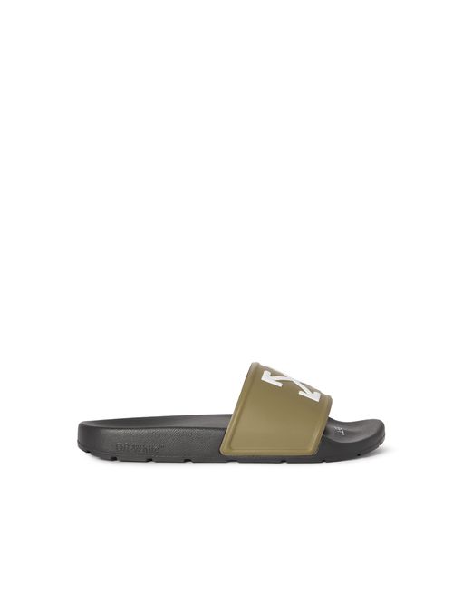 Arrow Slider - Male Slides And Flats Black