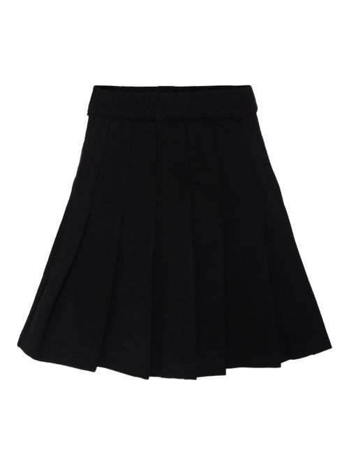 Pleated midi skirt - Black