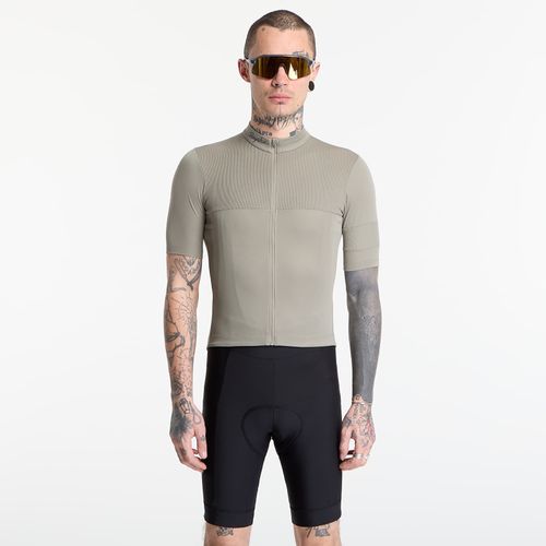 T-shirt Rapha Men's Brevet Element Jersey Khaki/ Black