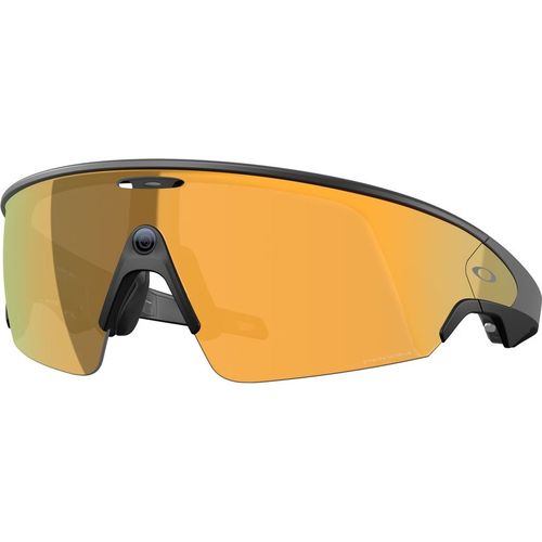Oakley Unisex Oakley Meta OW8001 Vanguard 800104 Smart Glasses O_matter Black Gold Geometric Mirrored Priz