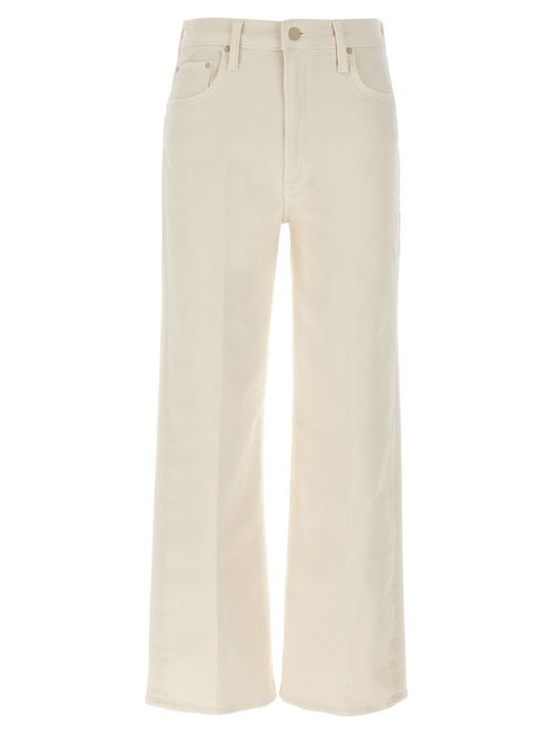 Ivory stretch denim The Rambler jeans