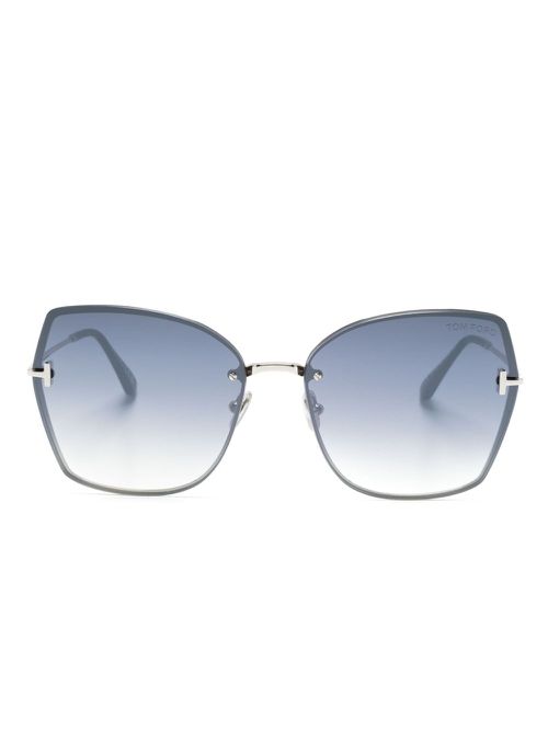Nickie butterfly-frame sunglasses - Grey