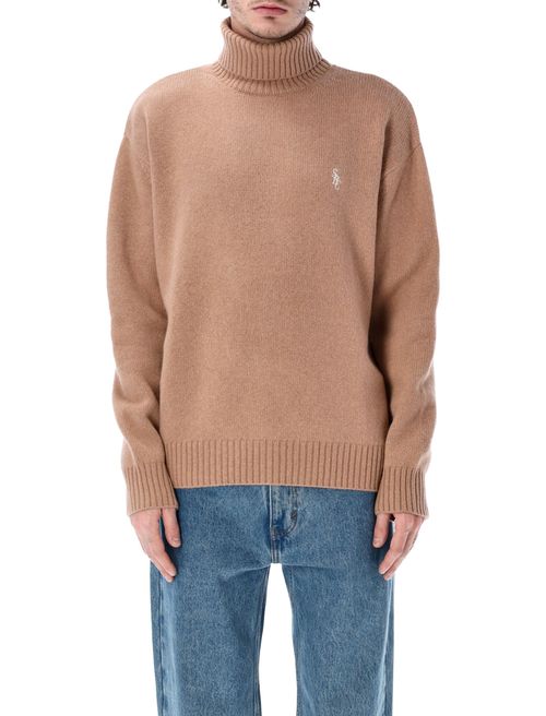 SRC Turtleneck Logo-embroidered Sweater