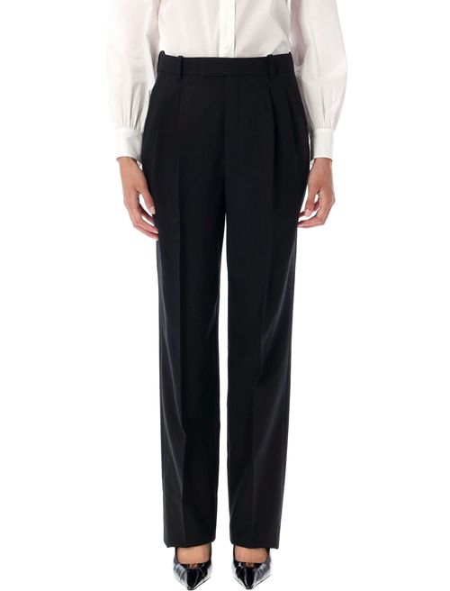 High Waisted Wool Pants