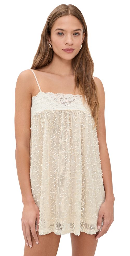 Sophia Dress Ivory Sequin