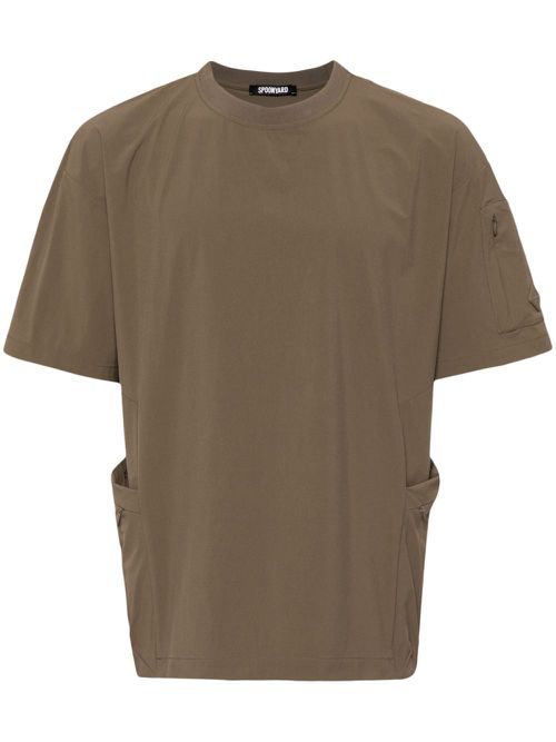 Short-sleeve T-shirt - Brown