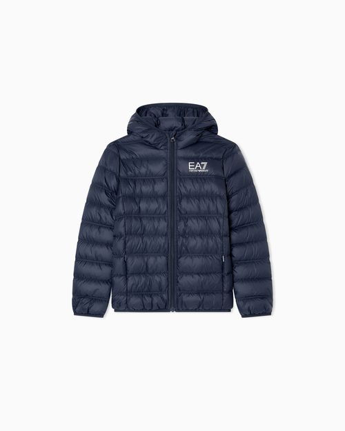 Light hooded down jacket Core Identity Boy with regular fit