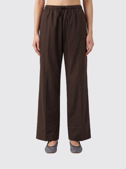 Pants Woman color Brown