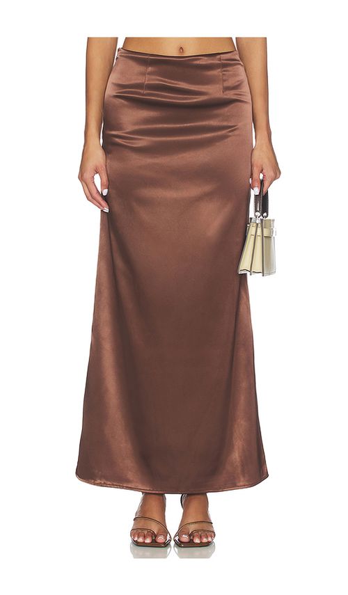 ALL THE WAYS Mela Skirt in Brown. XS. Also in L, M, S