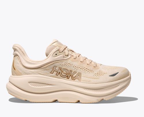 HOKA Women's Bondi 9 Shoes in Vanilla/Birch