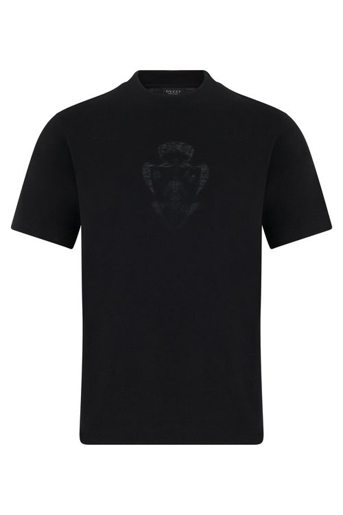 Mixed Cotton Regular-Fit Logo T-Shirt