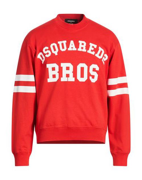 Man Sweatshirt Tomato red Size XL Cotton