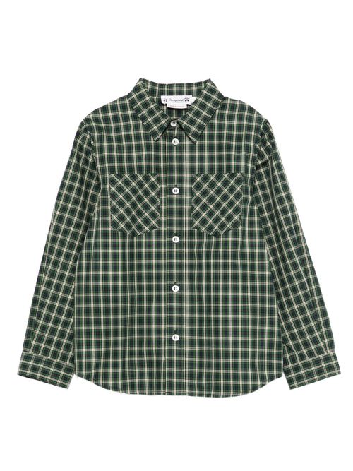 Checked pocket shirt - Green