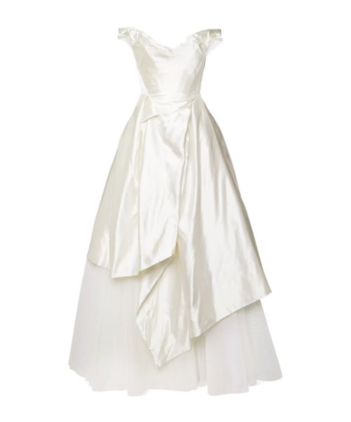 Bridal Nebula silk gown