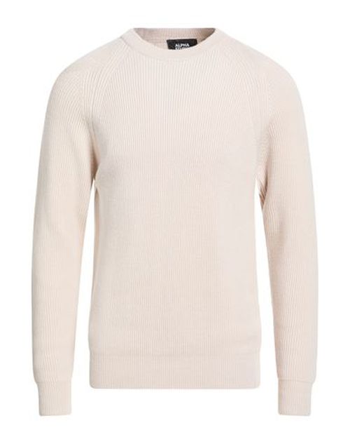 Man Sweater Ivory Size 42 Merino Wool