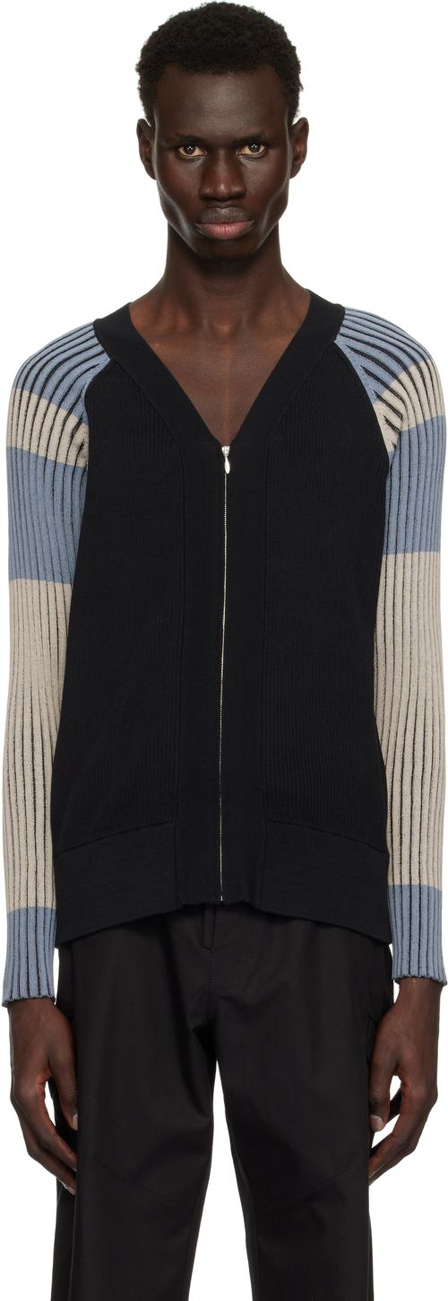 Kiko Kostadinov Black & Blue Inex Cardigan
