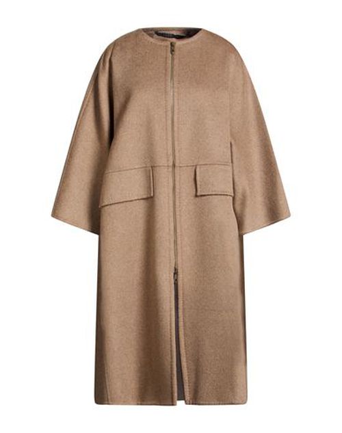 Atelier Woman Coat Taupe Size 4 Cashmere