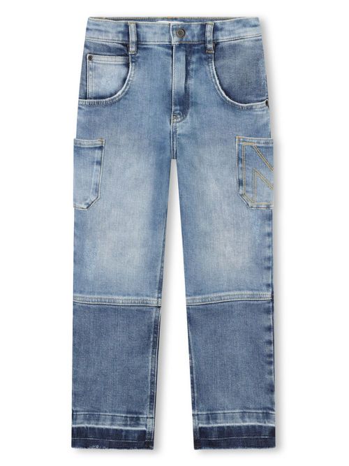Panelled jeans - Blue