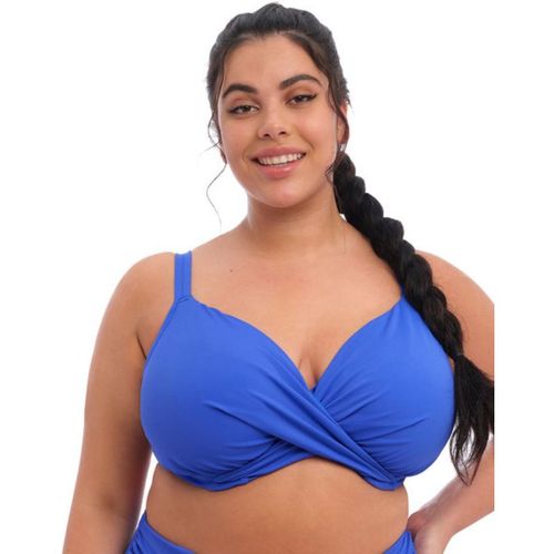 Elomi Womens Magnetic Plunge Bikini Top - Sapphire - Blue Elastane - 40F