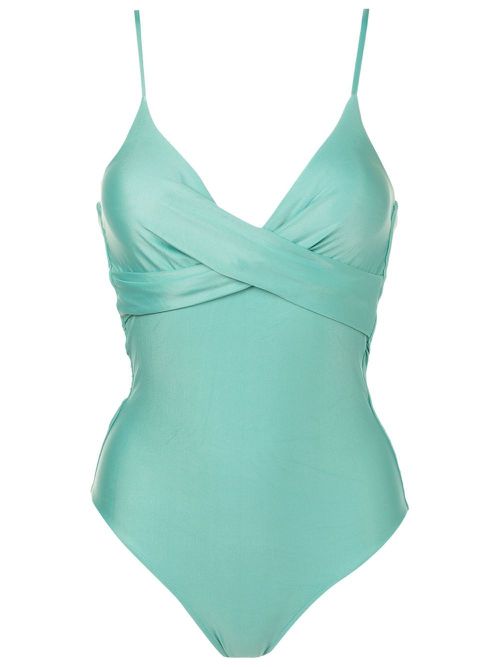 Bianca ruched swimsuit - Blue