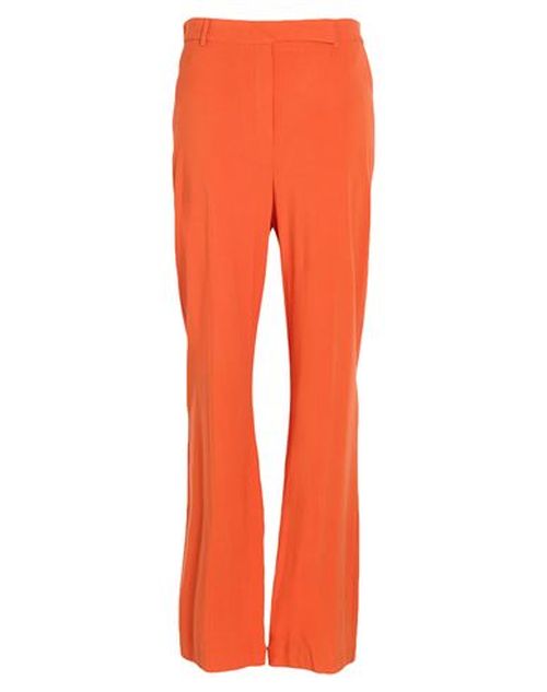 Woman Pants Orange Size 2 Viscose, Elastane