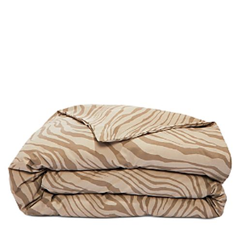 Macro Zebrage Sateen Duvet Cover, Queen