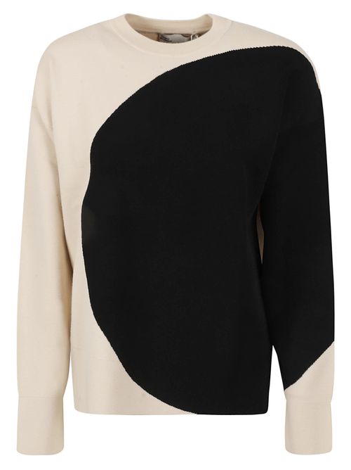Colorblock Crewneck Sweater