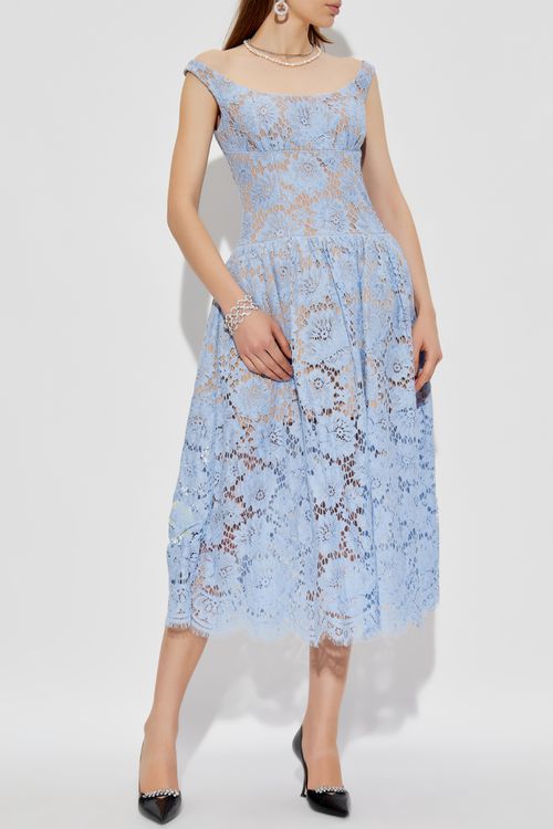 Lace Dress, Women's, Light Blue