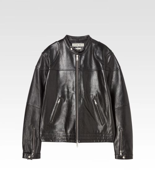 Mavericks Motorcycle Leather Jacket Black