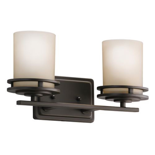 Hendrik 2-Light Bathroom Vanity Light in Olde Bronze