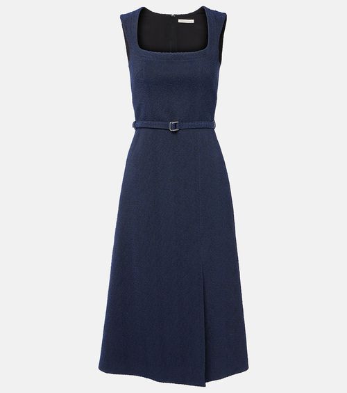 Pinah cotton-blend bouclé midi dress