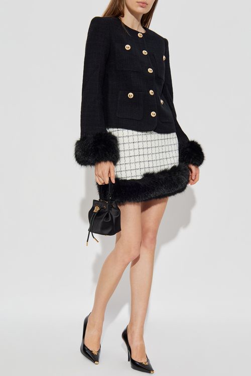 Tweed Jacket, Women's, Black
