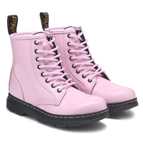 Kids' Aprile Combat Lace Up Boot Little/Big Kid Boots (Pink)