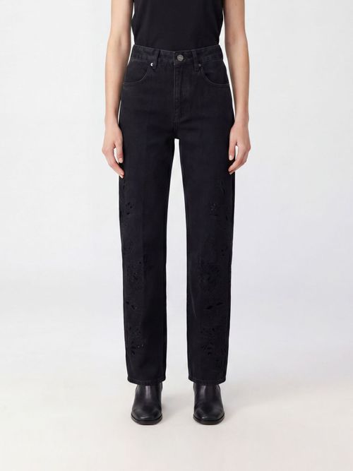 Jeans Woman color Black