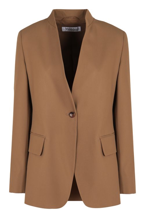 Segnale Single-Breasted One-Button Cotton Jacket
