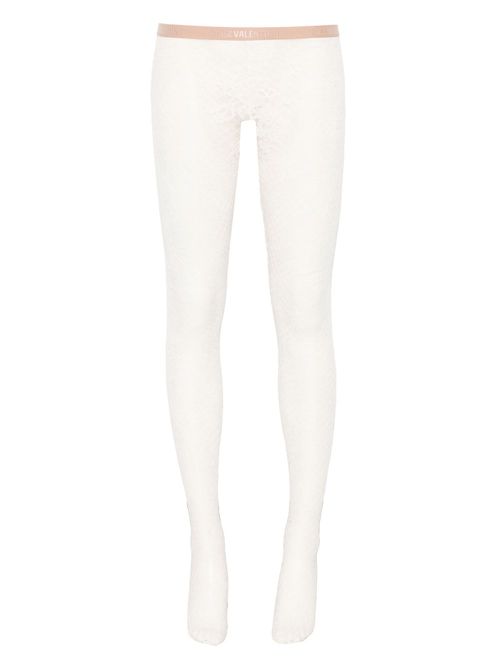 Valentino Garavani lace tights - White