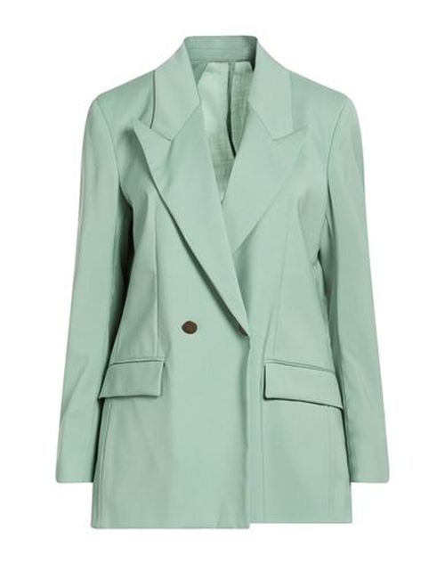 Marsēm Collection Woman Blazer Light green Size 8 Virgin Wool