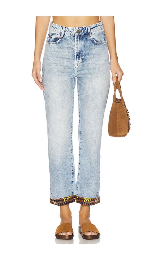 SIEDRES Daky Straight Leg in Denim-Light. 34. Also