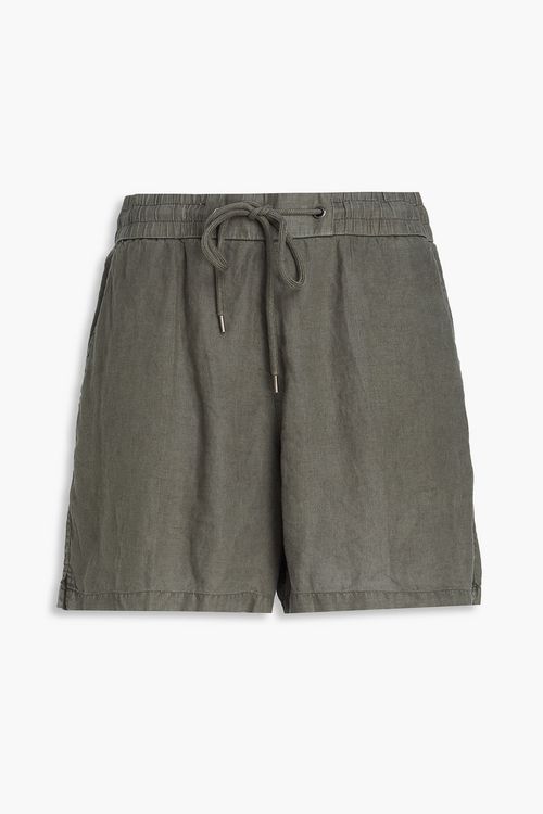 James Perse - Linen shorts - Green - 0