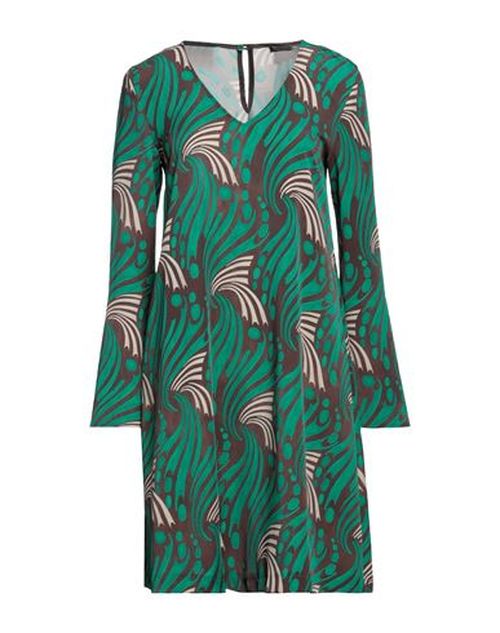 Malìparmi Woman Mini dress Green Size 4 Polyester, Elastane