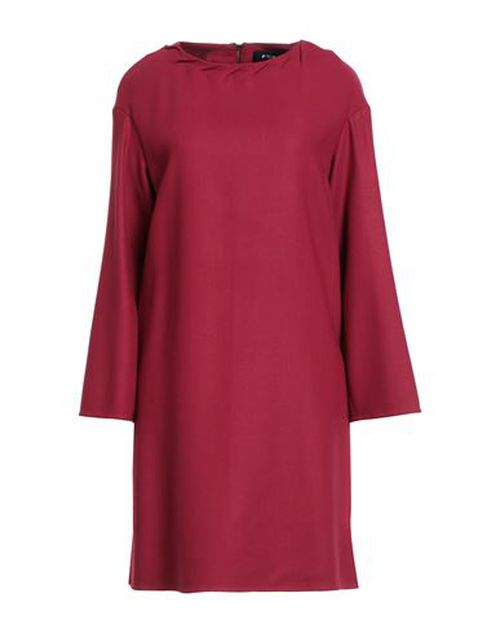 Woman Mini dress Garnet Size 6 Viscose, Virgin Wool, Elastane